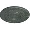 Ekena Millwork Dauphine Ceiling Medallion (Canopies up to 13 1/4"), 33 7/8"OD x 1 3/8"P, Athenian Green Crackle CM33DAAGC - alternate 4